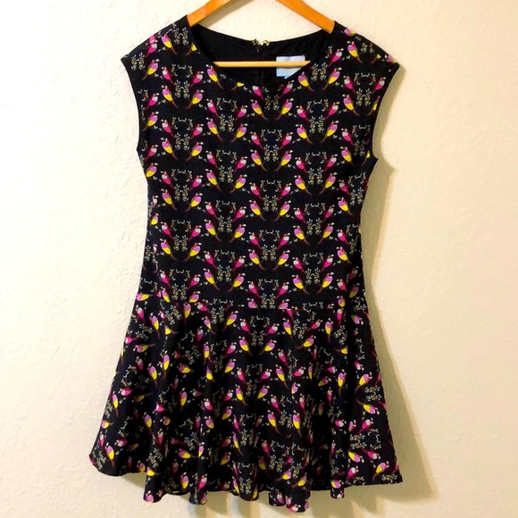 Cece by Cynthia Steffe Bitsy Bird dress - Picture 1 of 8